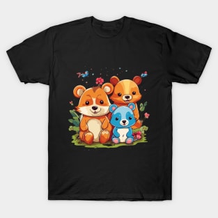 Playful kids animal design sticker For Car Girl Boy Kids Gift T-Shirt